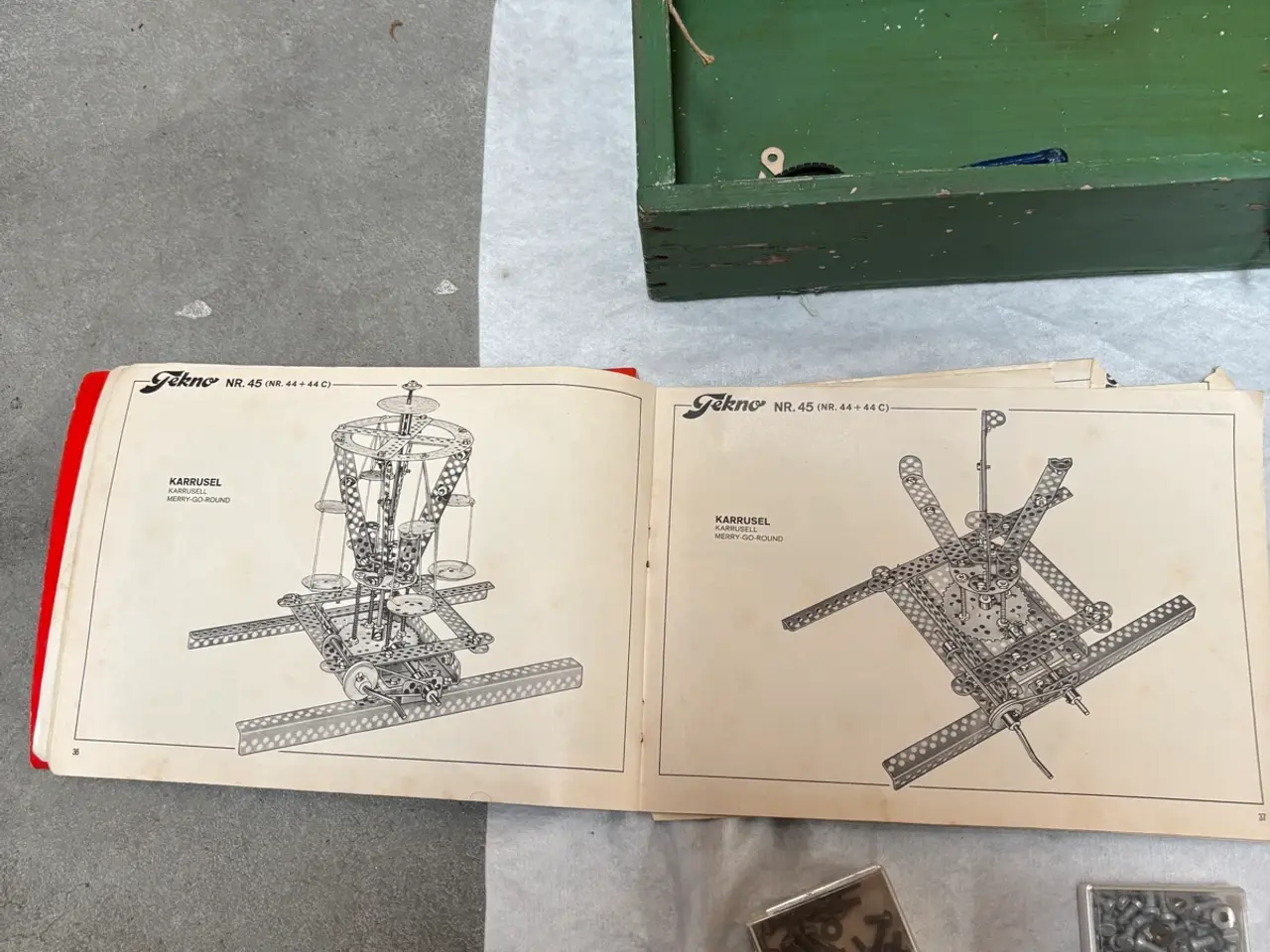 Billede 4 - Originalt Tekno Ingeniørsæt fra 1960erne.