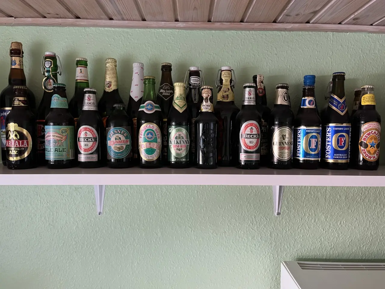 Billede 2 - Øl samling, udenlandske øl 63 stk.