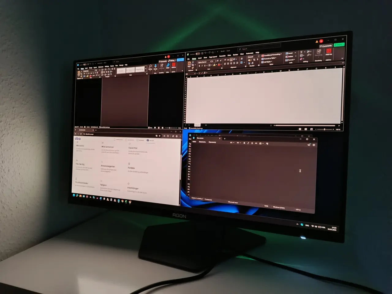 Billede 5 - 32" 4K QD-OLED 165Hz - AOC AGON PRO AG326UD