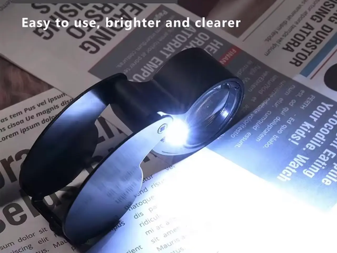 Billede 7 - Sammenfoldelig lup med LED lys inkl. batt. HELT NY