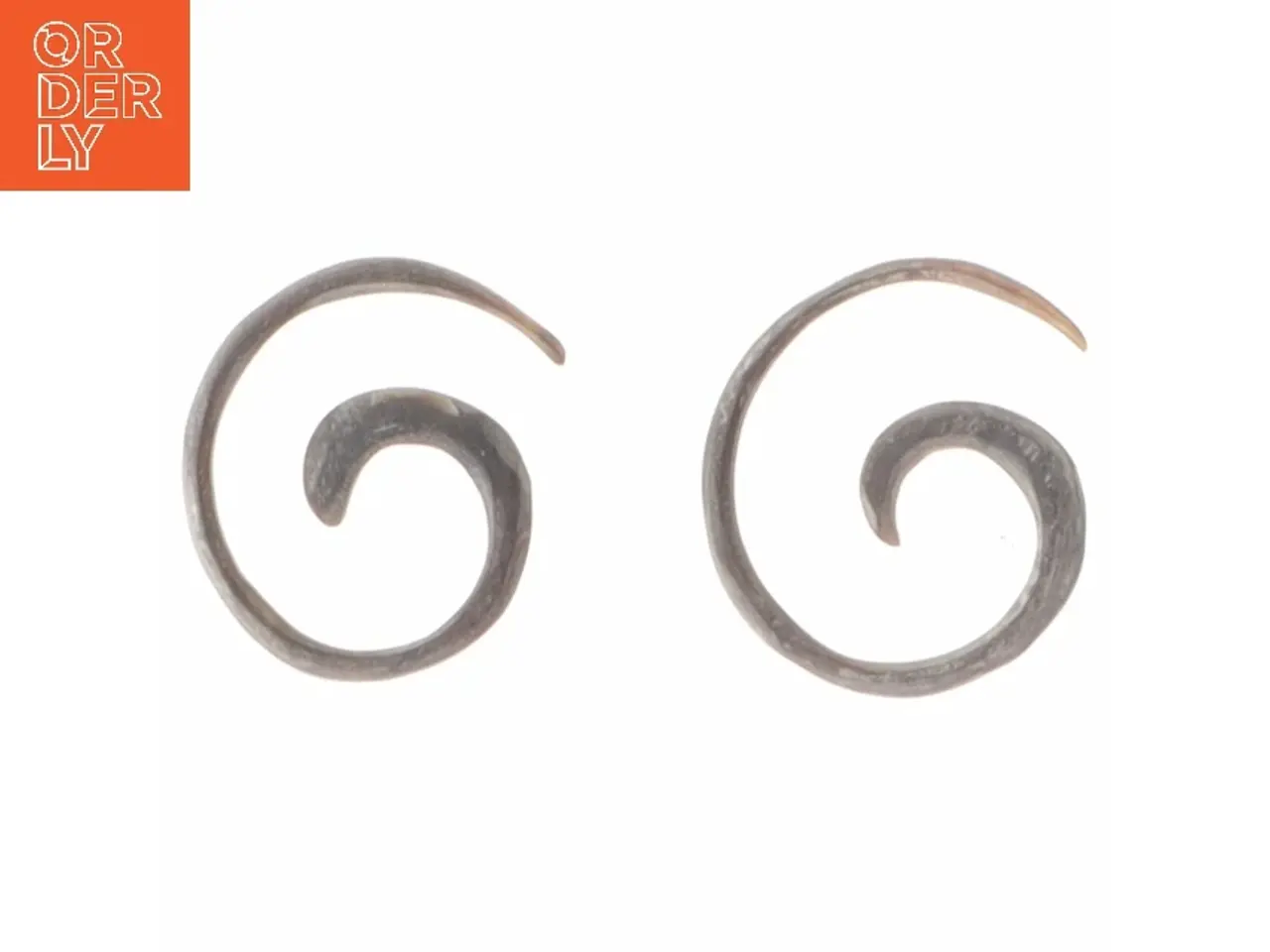 Billede 1 - Spiralformede øreringe (str. Ø 2 cm)