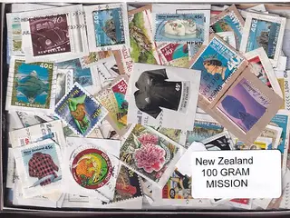 New Zealand - 100 g. Billedmærker - Mission