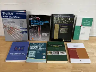 Studiebøger der primært er rettet mod fysioterapeu