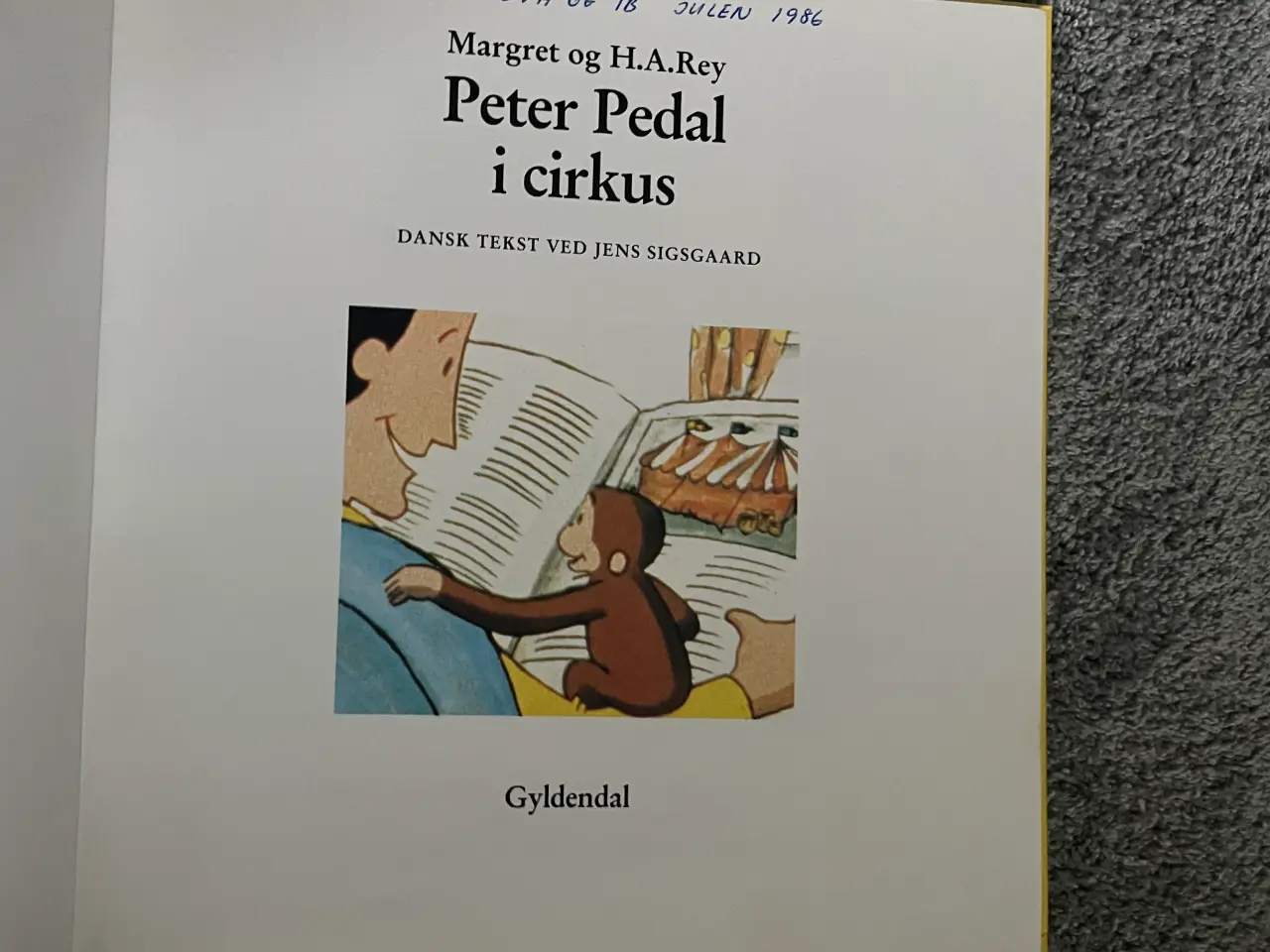 Billede 3 - Peter Pedal i Cirkus - dansk førsteudgave