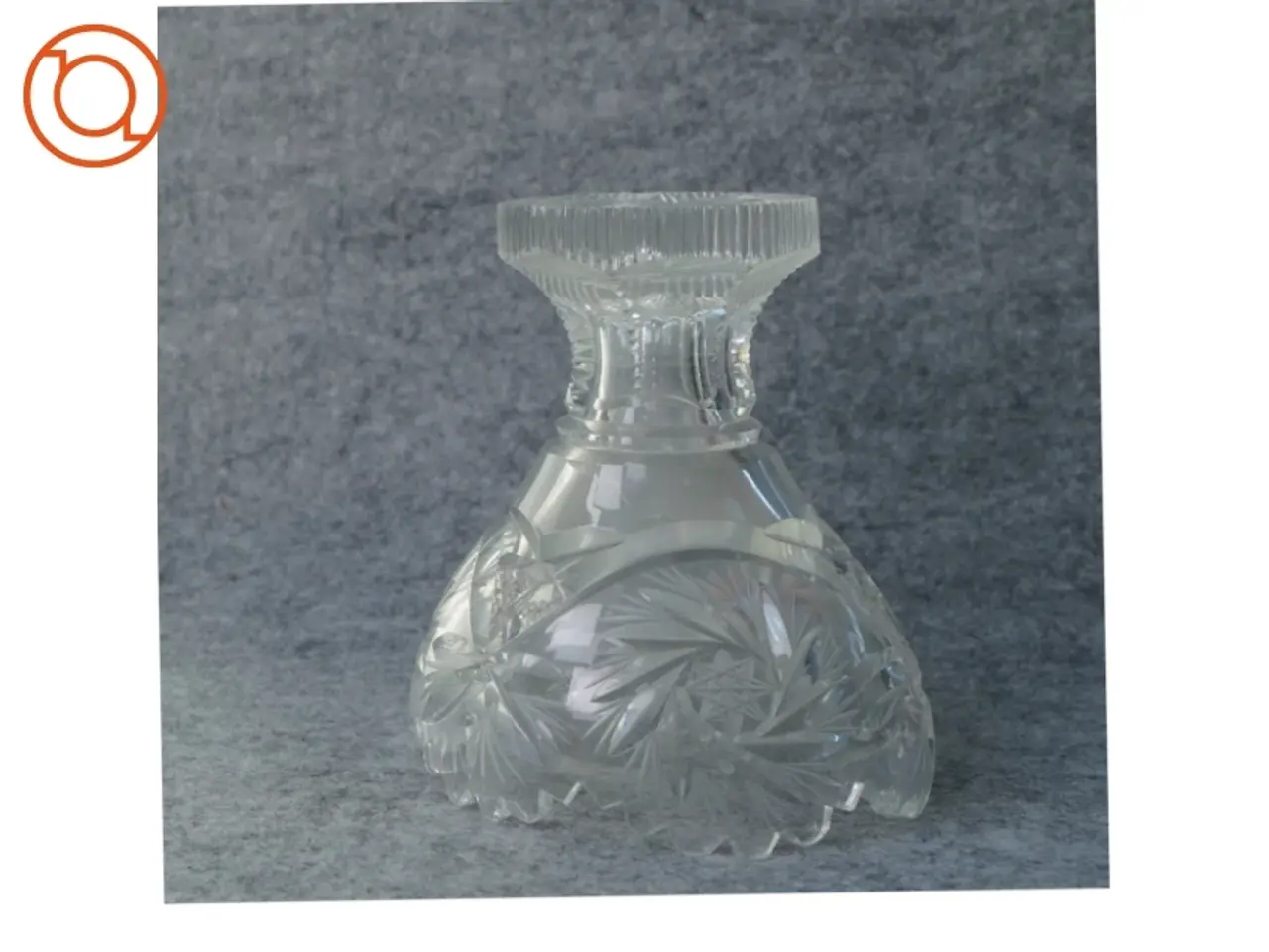 Billede 2 - Vase i krystal (str. 15 x 13 cm)