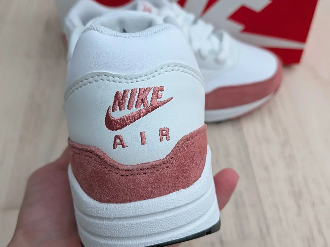 Billede 5 - Nike Air Max 1 White Canyon pink