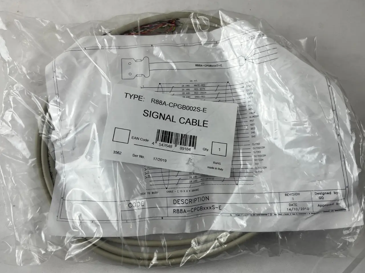 Billede 1 - Omron R88A-CPGB002S-E CN1 I/O Signal kabel 2m for