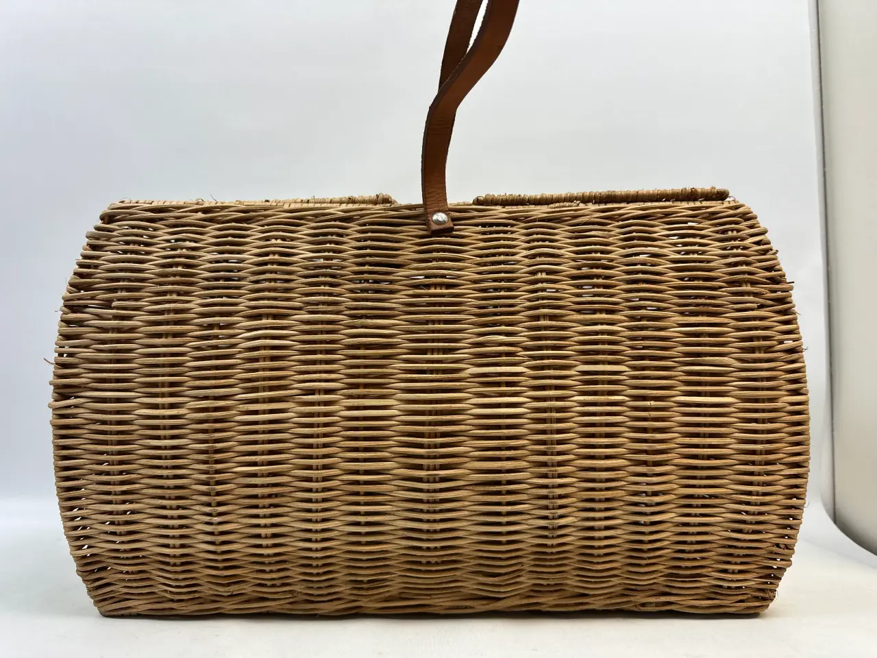 Billede 2 - Retro picknick kurv i flet