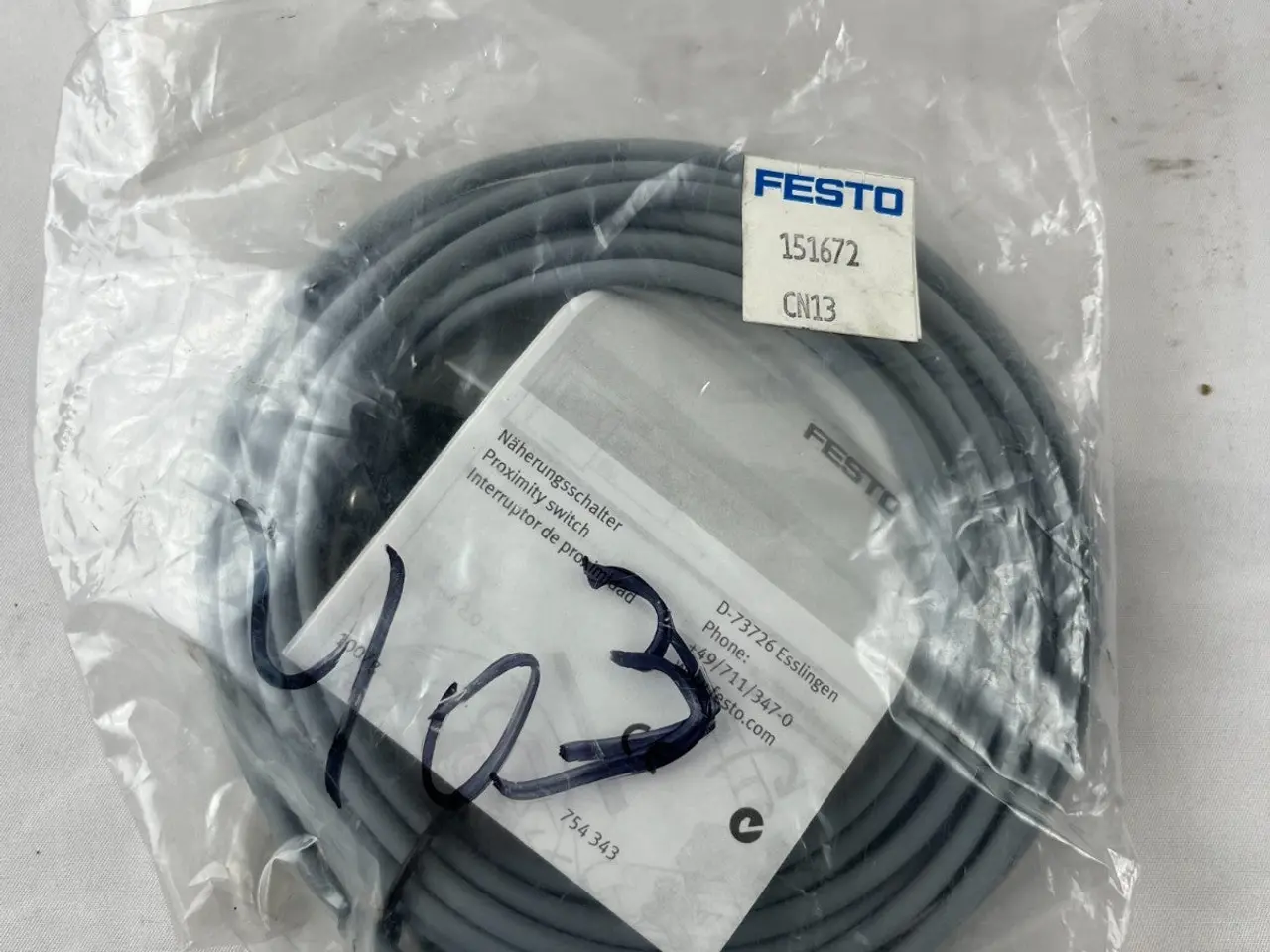 Billede 2 - FESTO SMEO-1-LED-24-K5-B Sensor Magnetic Reed 24V