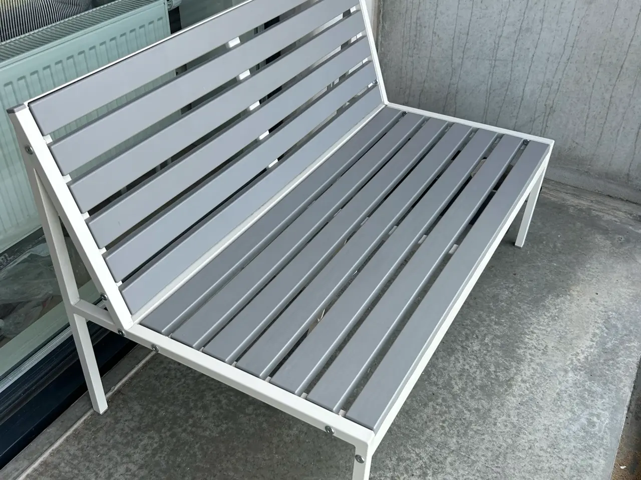 Billede 1 - Bænk med ryglæn 100 cm