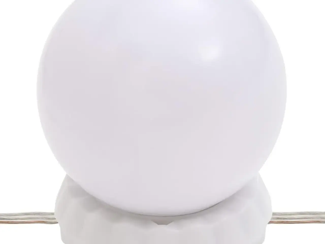 Billede 6 - Spejlskab med LED-lys - 90 × 31,5 × 62 cm, hvid