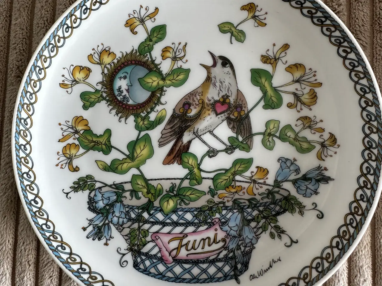Billede 6 - 11 sjældne Hutschenreuter måneds platter
