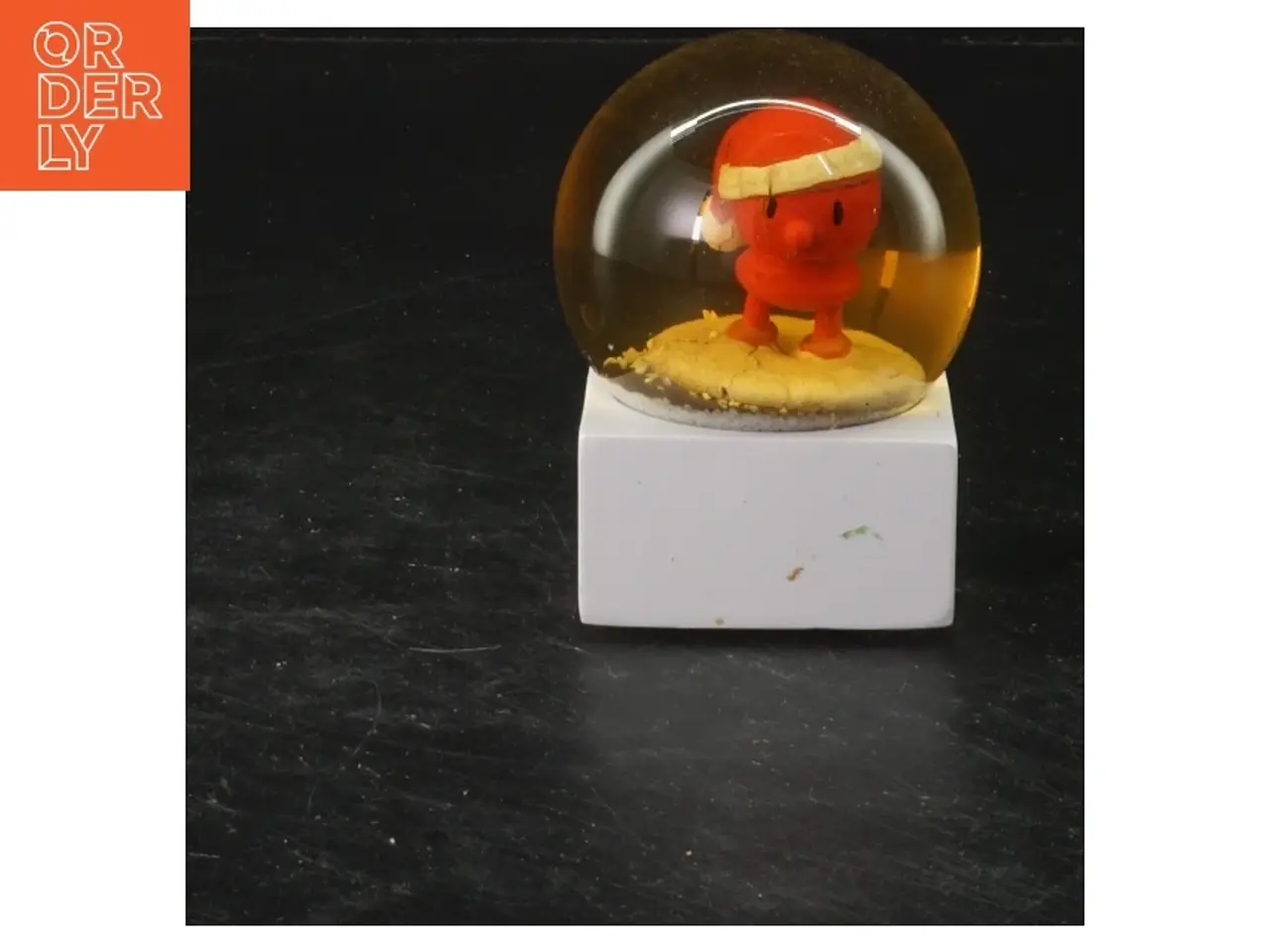 Billede 1 - Snemand Hoptimist? snekugle på base (str. 8x5 cm)