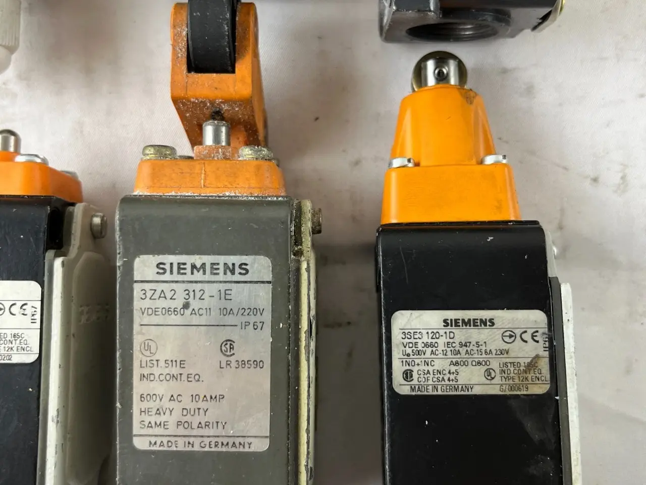 Billede 3 - Siemens endestopkontakt parti 6pcs 3ZA2 312-1E 120