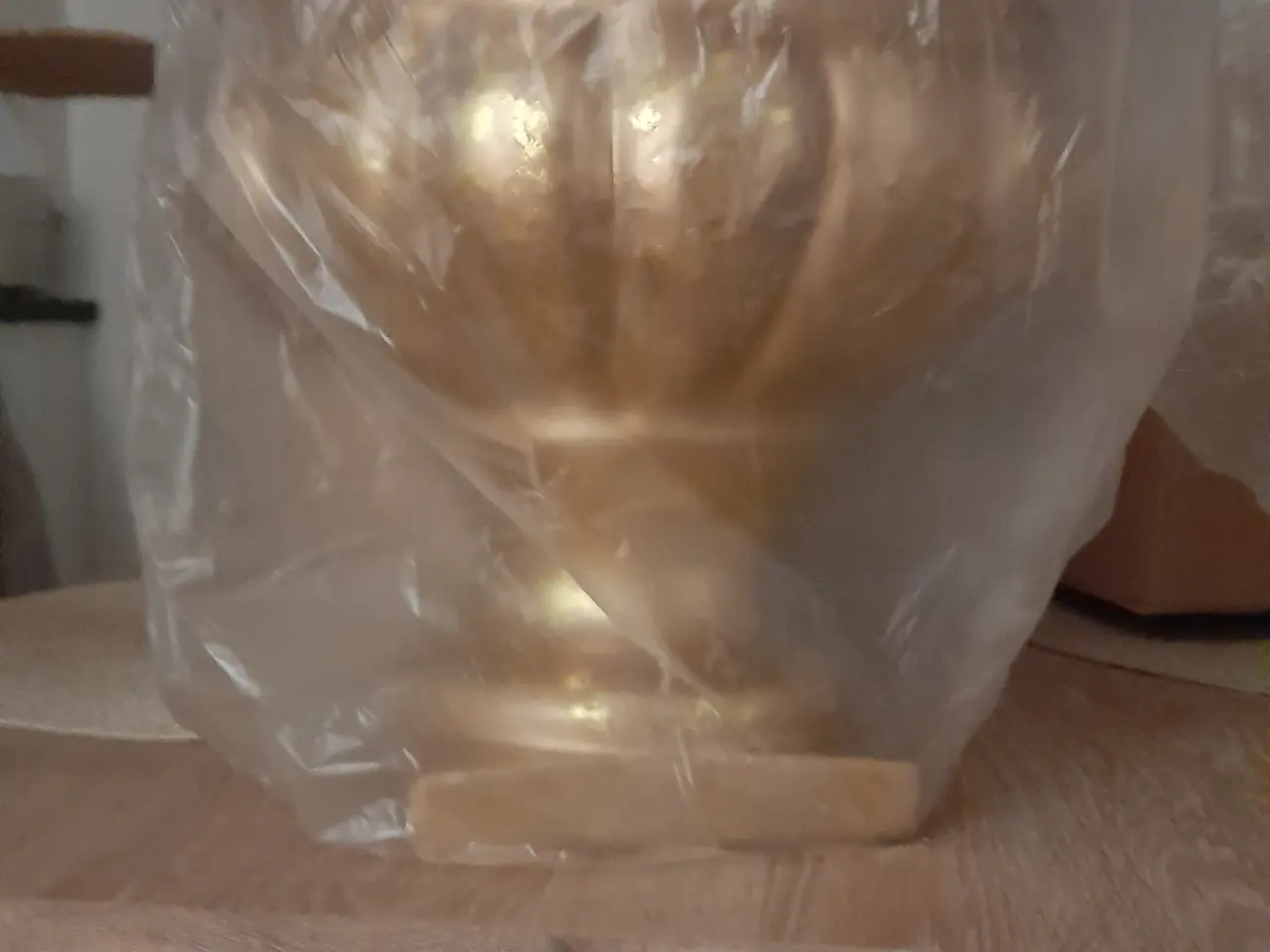 Billede 7 - Vintage guld urner / opsatser i tung keramik