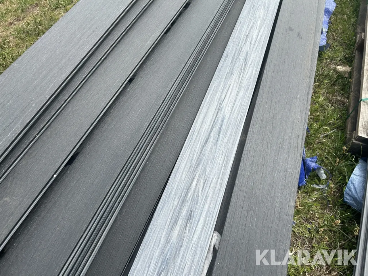 Billede 7 - Terrassebrædder Kirkedal komposit sort og grå 40 styk