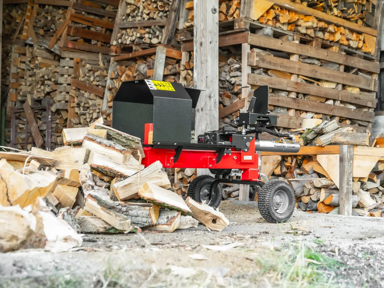 Billede 21 - WoodMaster CWM12B – 12 ton benzin brændekløver (vandret)