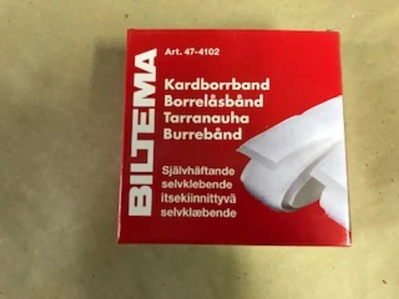 Billede 1 - Selvklæbende Velcrobånd hvidt