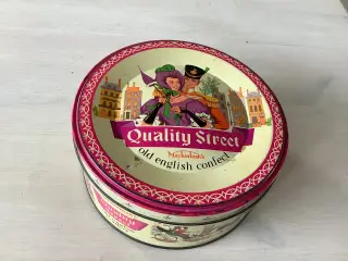 Retro Quality Street dåse fra 1980er eller fra1995