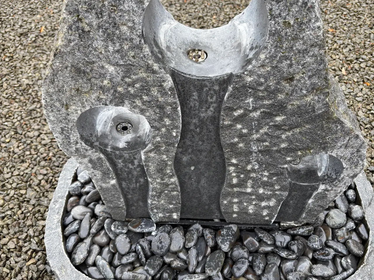 Billede 2 - Have skulptur med vand og lys 