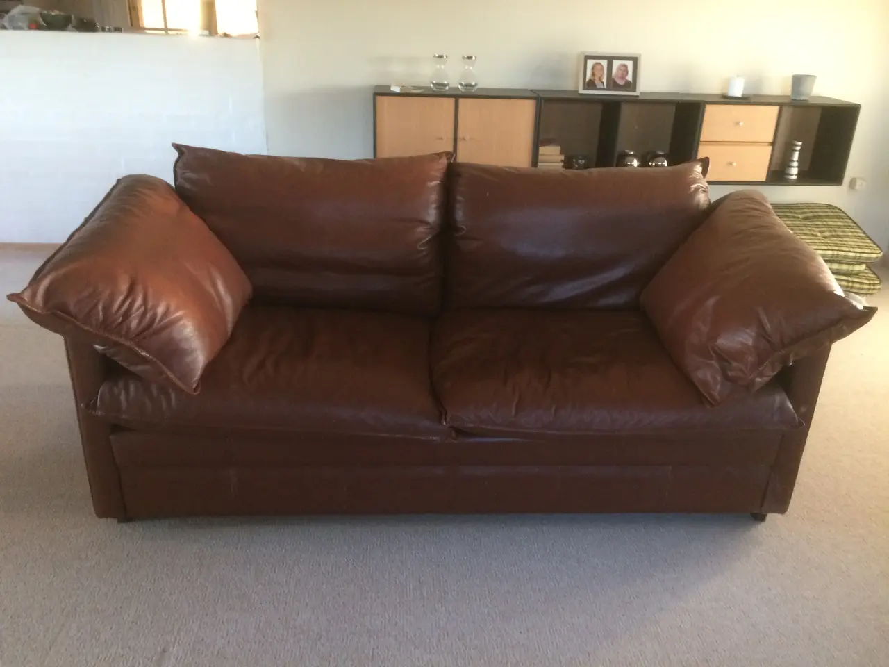 Billede 1 - Sofa af læder, 2+3 persons