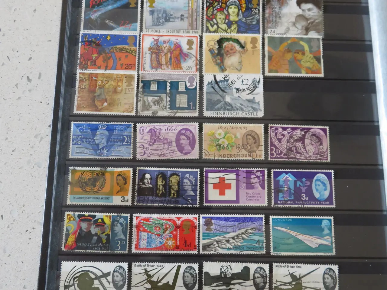 Billede 6 - Storbritannien/Great Britain, 571 forsk frimærker
