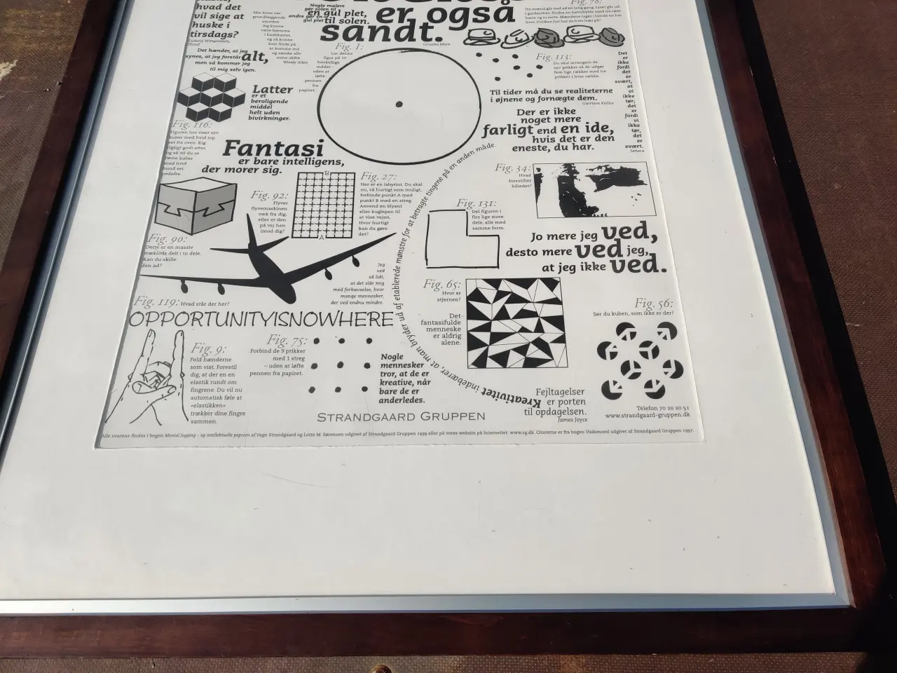 Billede 2 - Plakat:MENTAL JOGGING og INTELLEKTUELLE POPCORN