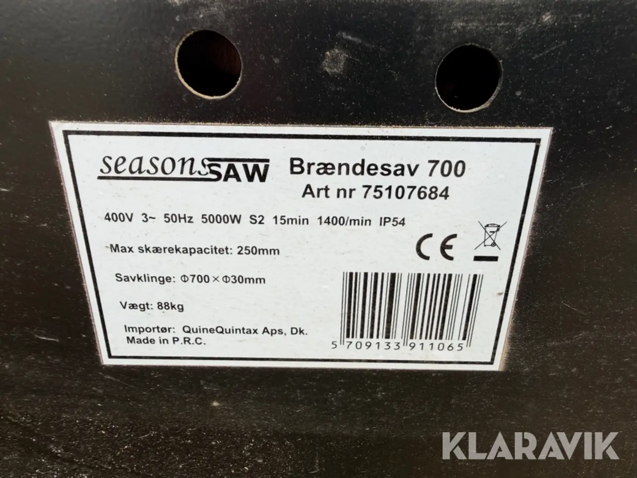 Billede 9 - Brændesav SeasonSaw 700