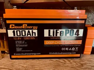 Lithium batteri og Inverter