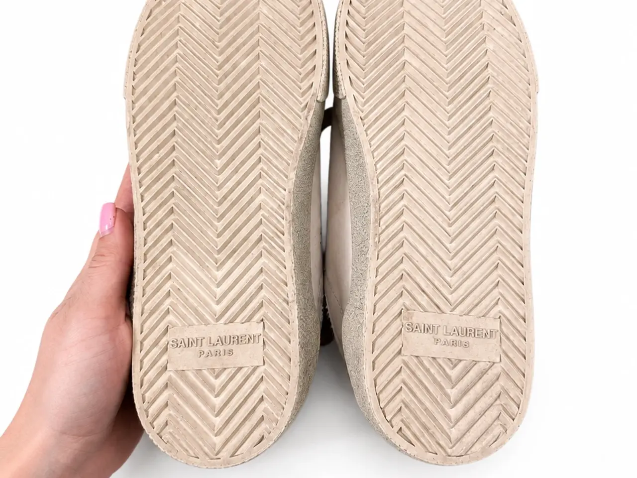 Billede 4 - Saint Laurent Paris Low Top Sneakers i flot off-wh