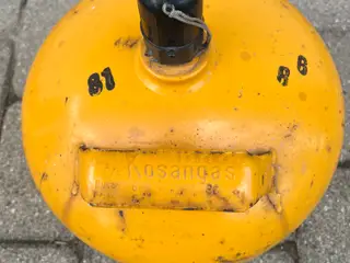 Gasflaske 5 kg med 4,5 kg gas