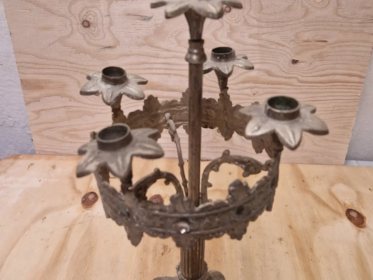 Billede 5 - 5 armet kandelaber 48 cm høj