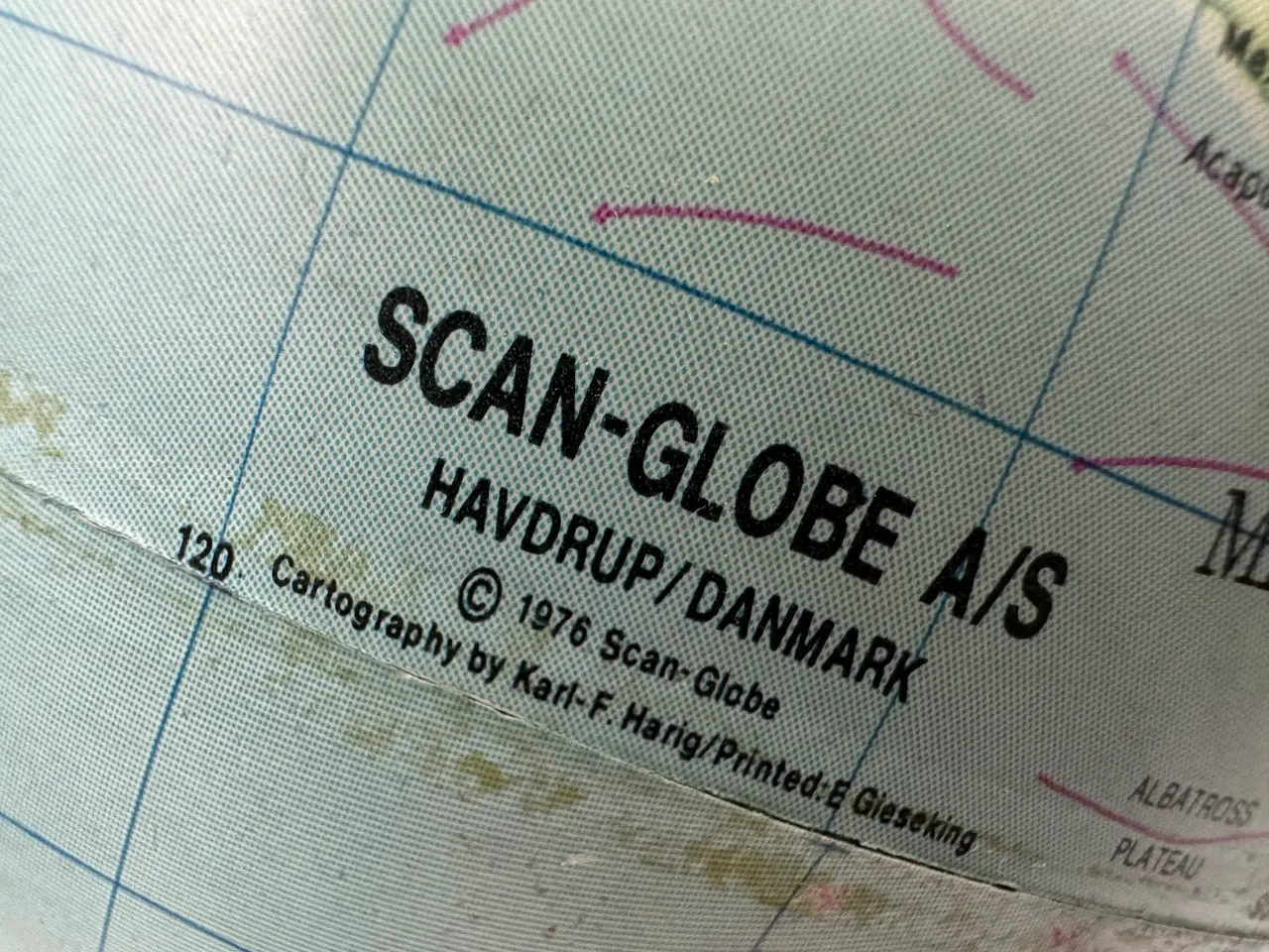 Billede 6 - Lille bord globus (Scan-globe 1976)