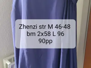 Blå kjole str 46 fra Zhenzi