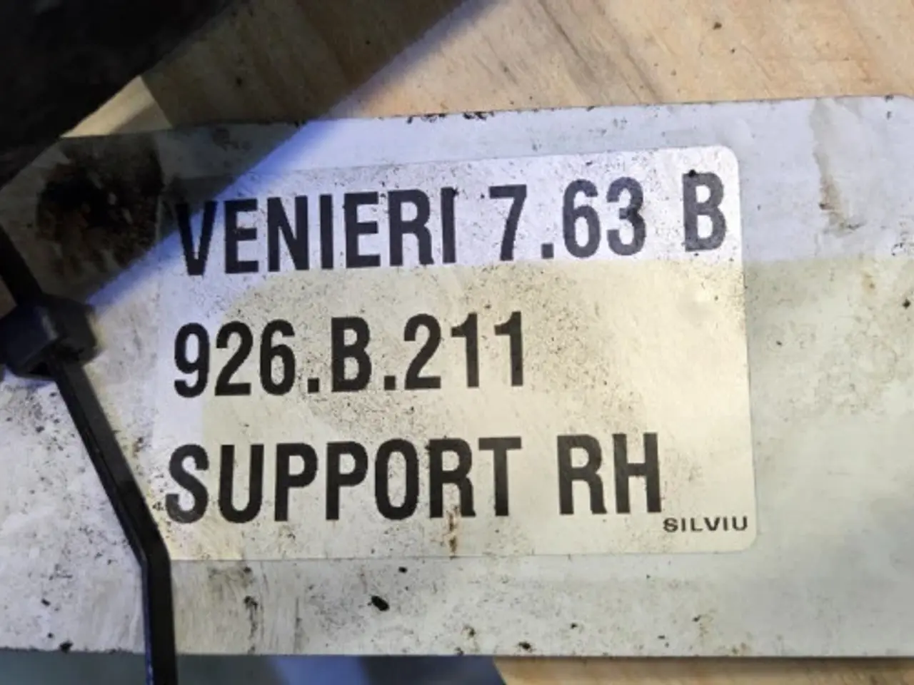 Billede 12 - Venieri 7.63B Hjulskærm Support R. 926.B.211