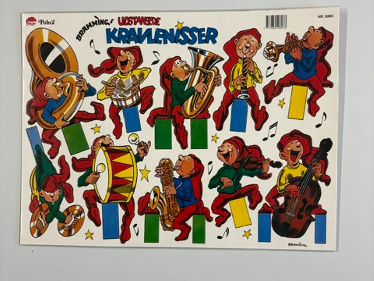 Billede 2 - 3 ark Bramming kravlenisser