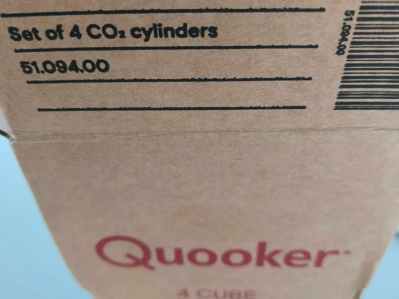 Billede 3 - (Ny) Quooker CUBE CO₂ cylindre 4-pack 60 liter