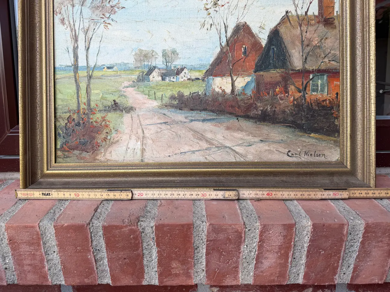 Billede 12 - Store gamle malerier med ramme
