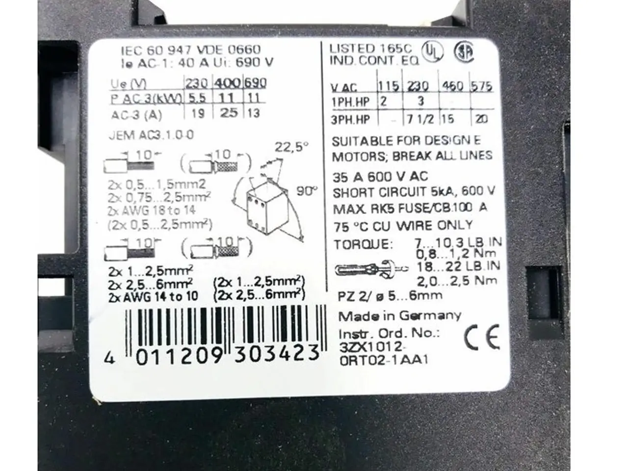 Billede 2 - Siemens 3RT1026-1B 4 Protective Dc 24V + Siemens