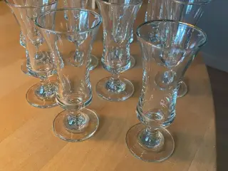 Fine høje snapseglas