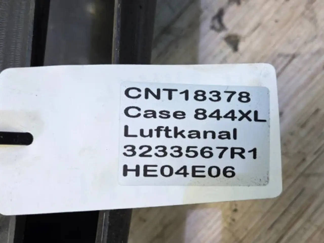 Billede 4 - Case 844XL Luftkanal 3233567R1