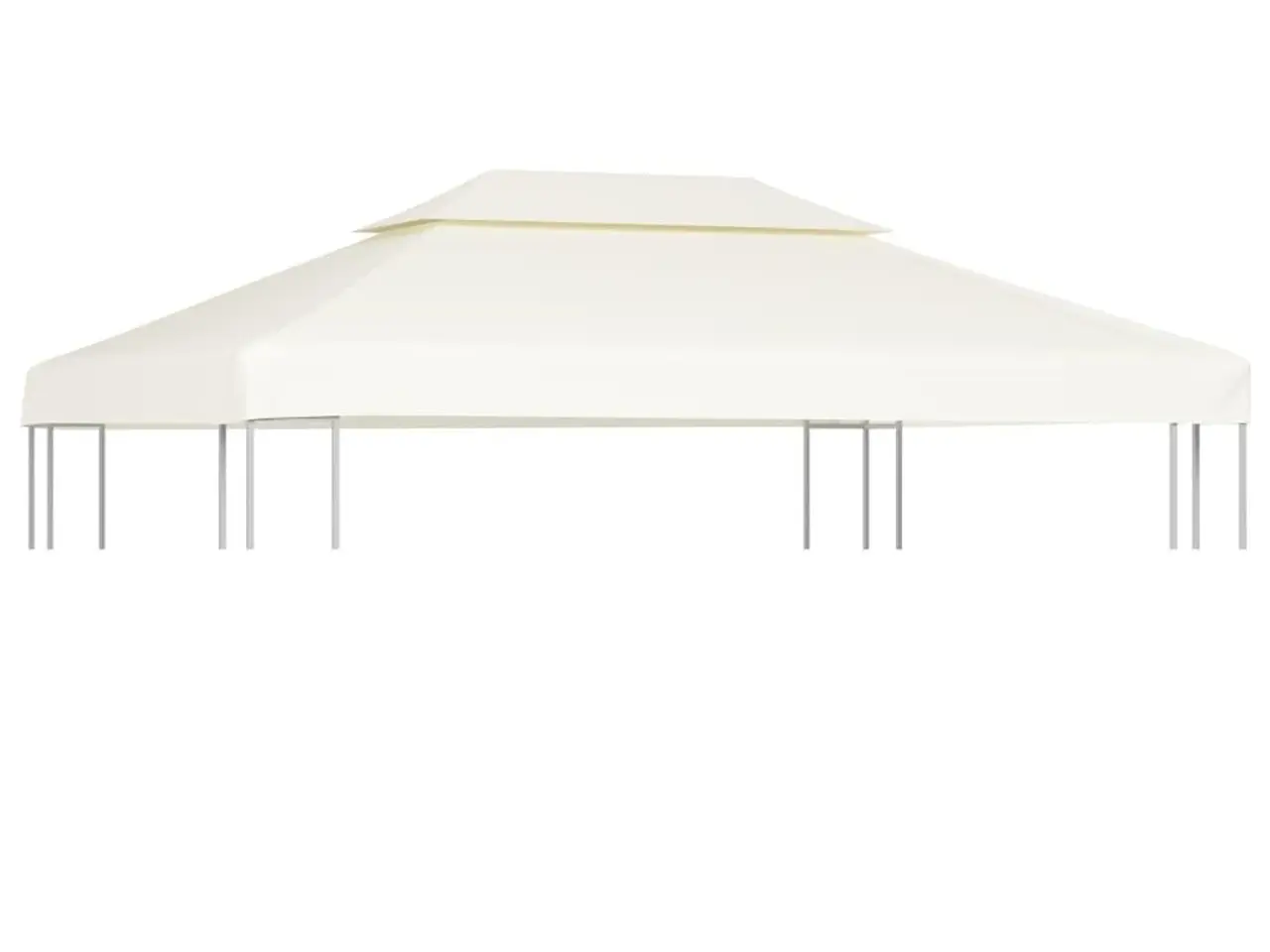 Billede 1 - Pavillontag 3 x 4 m 310 g/m² - cremehvid