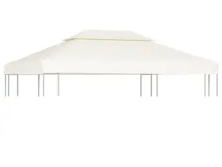 Pavillontag 3x4 m 310 g/m² cremehvid