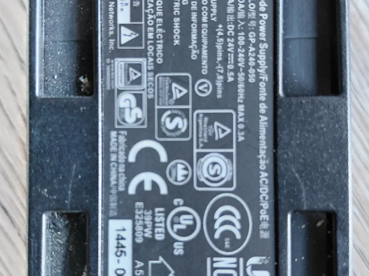 Billede 2 - Ubiquiti 24V PoE-injektor/strømforsyning (model GP