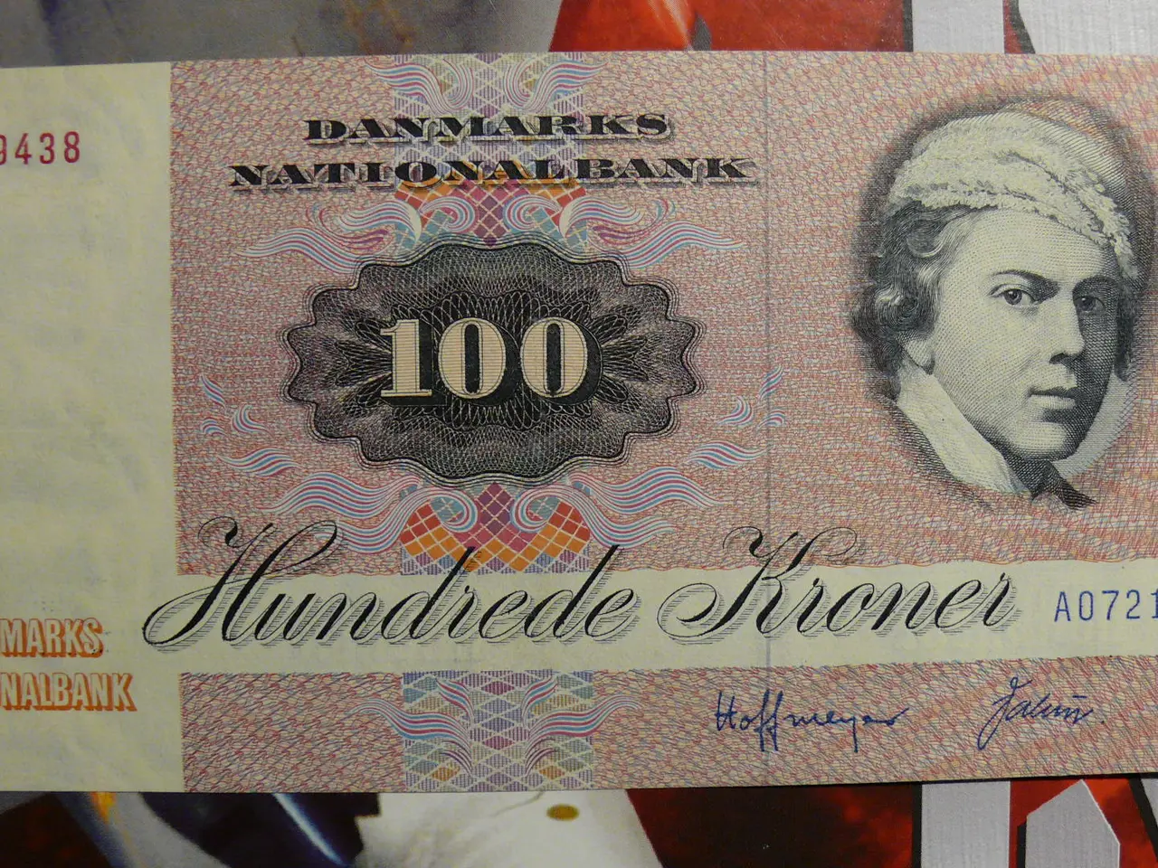Billede 1 - Den første seddel fra 1972 A0 litra 1