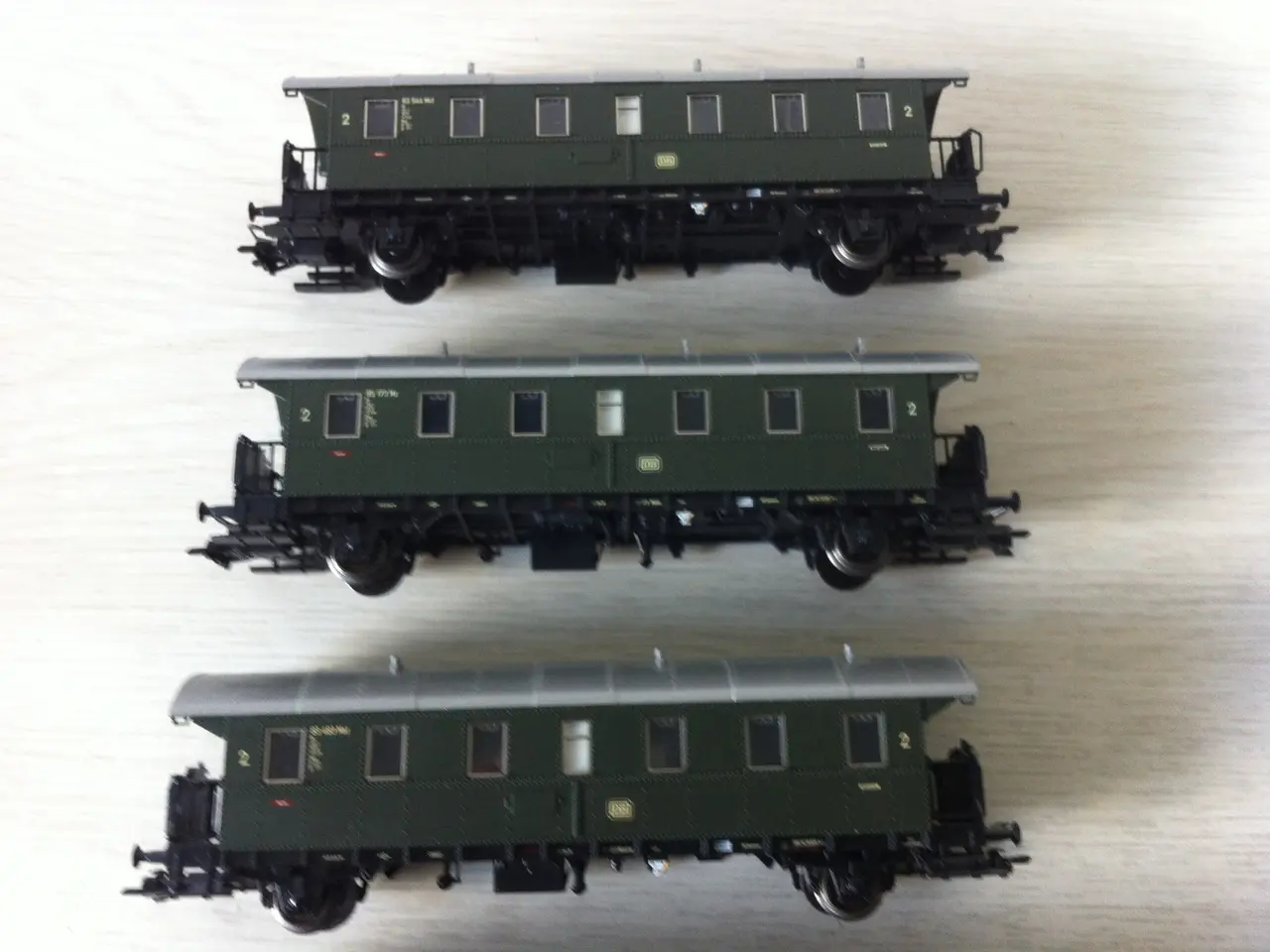 Billede 3 -  5 stk. Märklin DB personvogne (som nye )