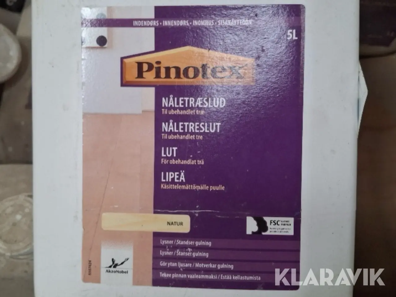 Billede 2 - Nåletræslud Pinotex - Ca. 50 styk, 5L dunke