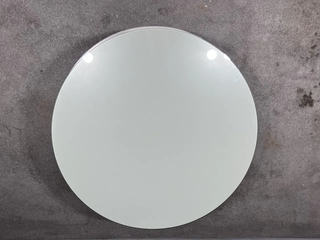 Billede 5 - Rundt display podie, rustfri stål kant, glas top
