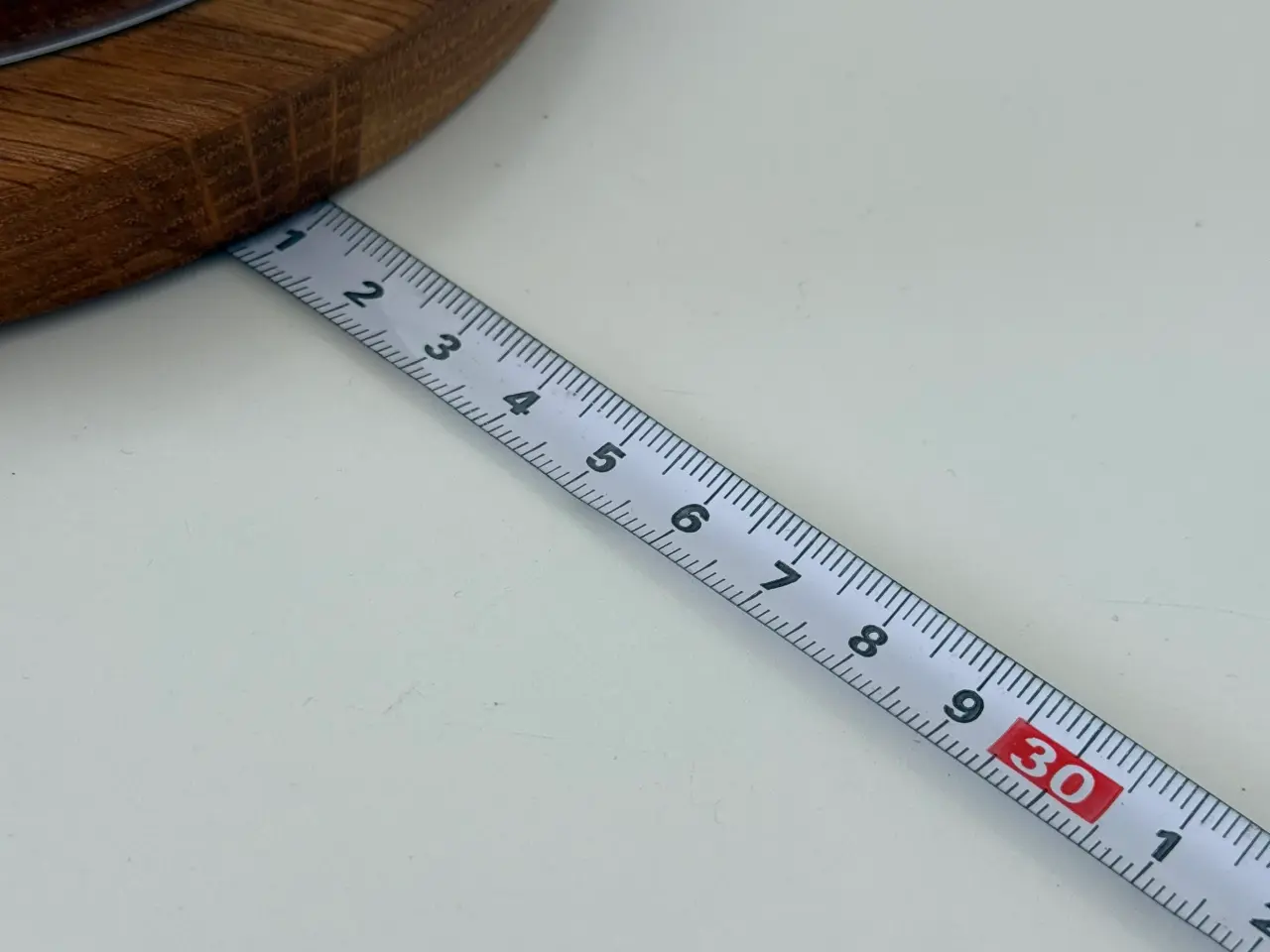 Billede 3 - Retro teak osteklokke m. glas