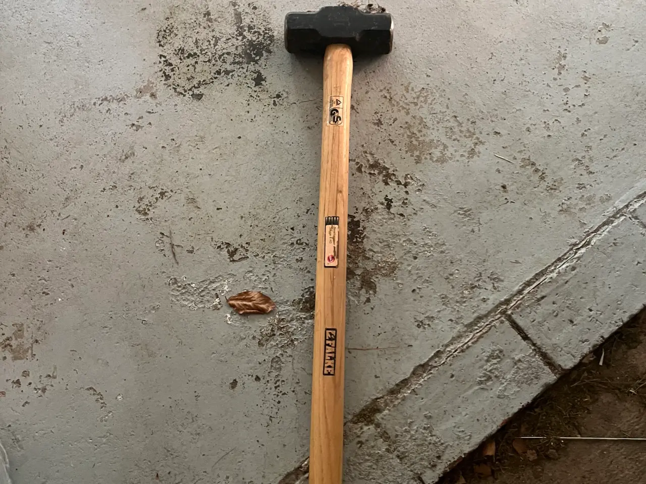 Billede 1 - Banehammer Falke 4 kg træskaft